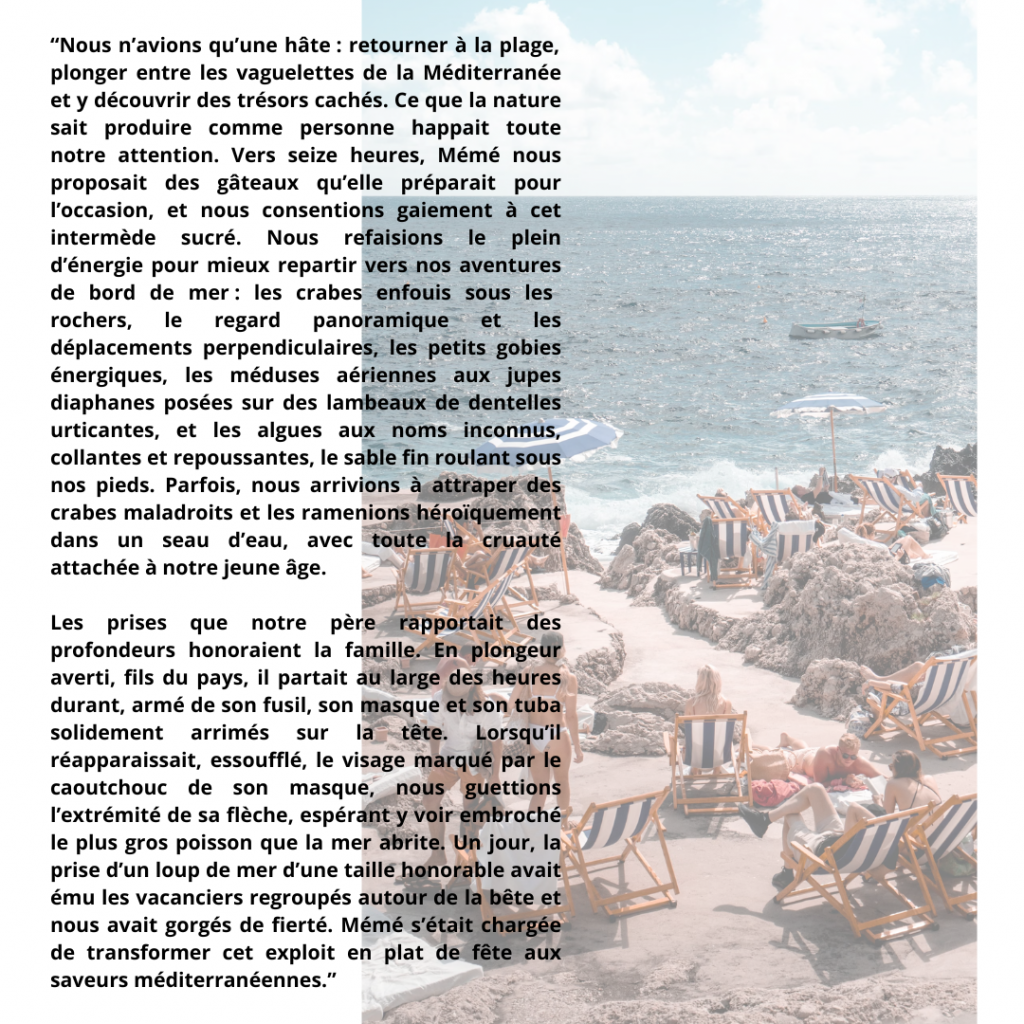 La plage, souvenir